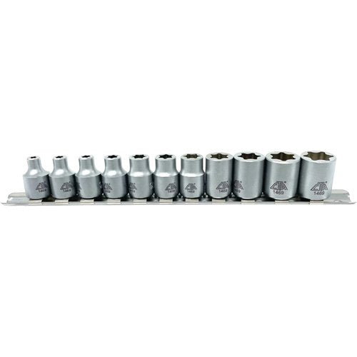 FLV098 - Flat-Cut E-"Star" Socket Set