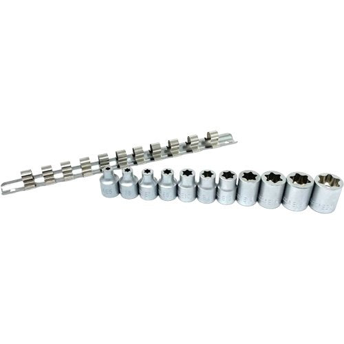 FLV098 - Flat-Cut E-"Star" Socket Set