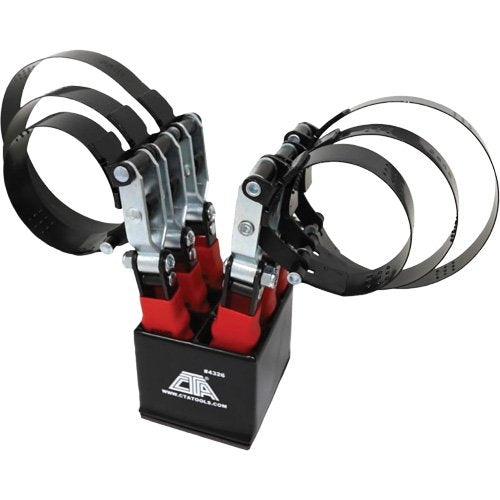 FLV108 - 6-Piece Oil Filter Wrench Kit with Magnetic Stand