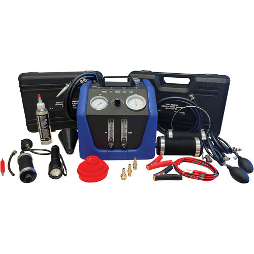 FLV163 - Dual EVAP/High Pressure Diagnostic Smoke Machine with Truck Adapter Accessory Kit