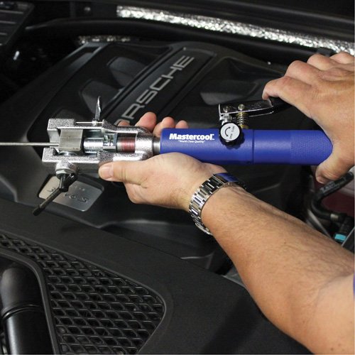 FLV302 - Universal Hydraulic Flaring Tool Set with Blue Handle & Adapter Set