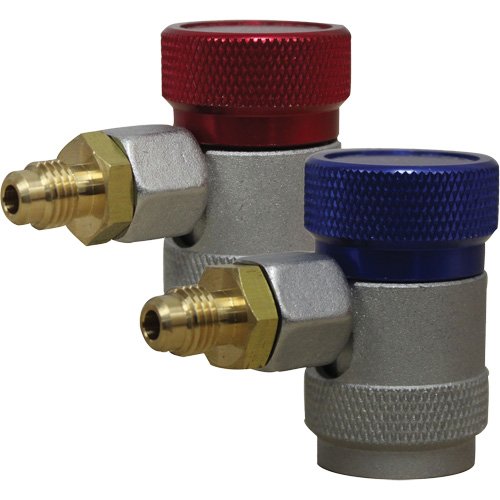 FLV304 - 1/4” FL-M x 16 High Side Manual R134a Safety Lock Coupler