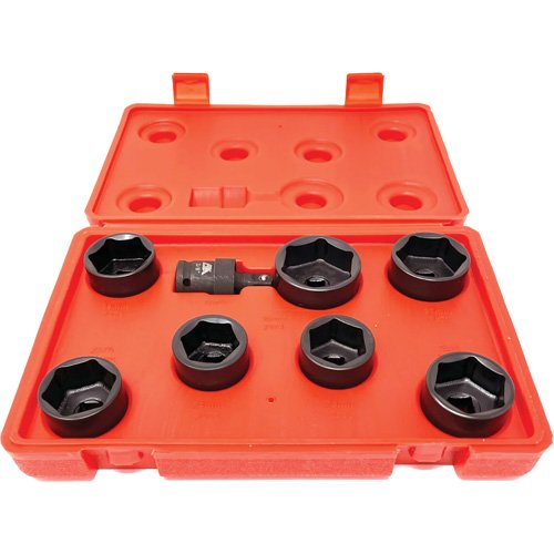 FLV394 - 8 Pc. Extra-Low-Profile Oil Filter Socket Set