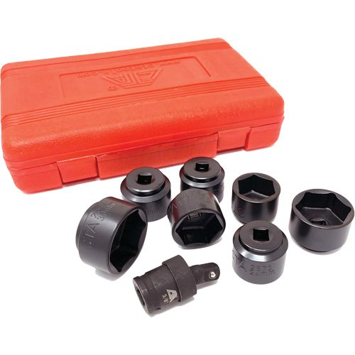 FLV394 - 8 Pc. Extra-Low-Profile Oil Filter Socket Set