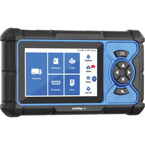 FLV453 - ArtiDiag HD 5" Heavy-Duty Scan Tool with Service Functions
