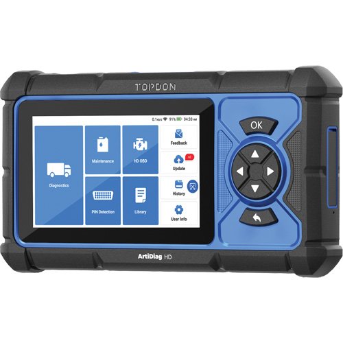 FLV453 - ArtiDiag HD 5" Heavy-Duty Scan Tool with Service Functions