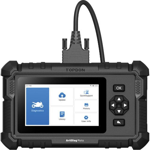 FLV455 - ArtiDiag Moto 5" Motorcycle Diagnostic Tool