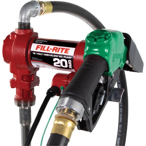 FLV479 - 12V Fuel Transfer Pump with Nozzle