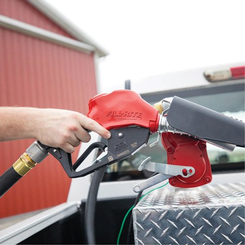FLV482 - Red Automatic Gasoline Spout Nozzle