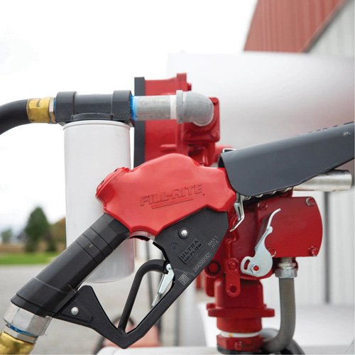 FLV484 - Red Ultra High-Flow Automatic Diesel Spout Nozzle
