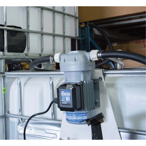 FLV489 - 115V AC DEF Transfer Pump & IBC Tote Bracket with Nozzle