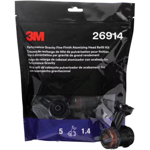 FLV894 - Performance Gravity Fine Finish Atomizing Head - Orange