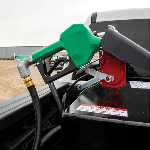 FLV900 - Green Automatic Gasoline Spout Nozzle