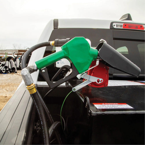 FLV900 - Green Automatic Gasoline Spout Nozzle