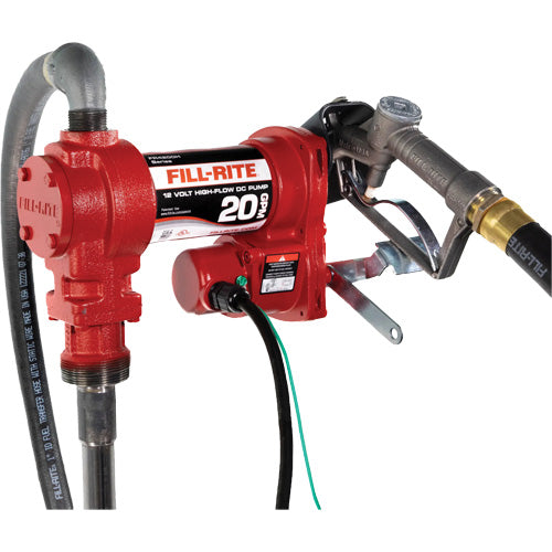 FLV903 - 12V DC Fuel Transfer Pump with Nozzle