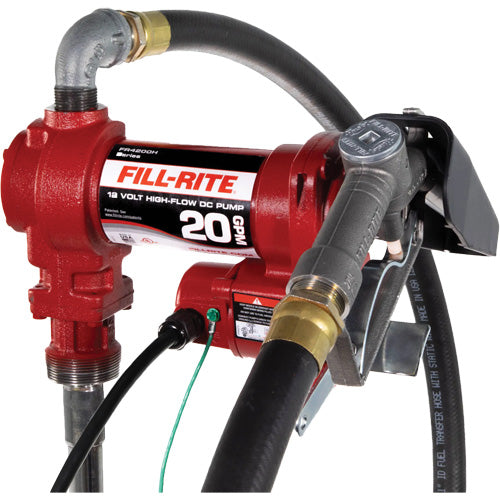 FLV903 - 12V DC Fuel Transfer Pump with Nozzle