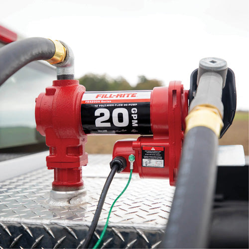 FLV903 - 12V DC Fuel Transfer Pump with Nozzle