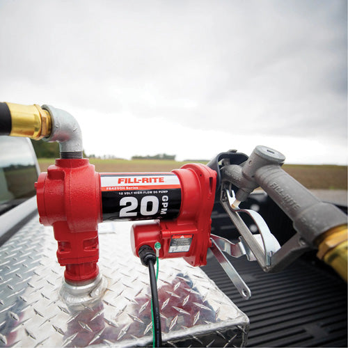 FLV903 - 12V DC Fuel Transfer Pump with Nozzle