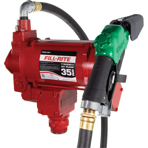 FLV909 - 115/230V AC Fuel Transfer Pump with Nozzle