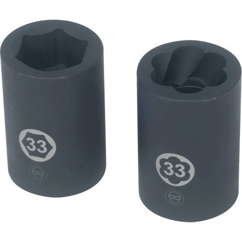 FLV938 - Hex & Twist Truck Lug Nut Socket Set