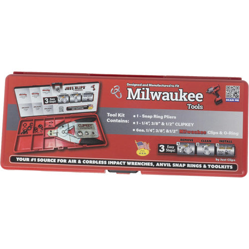 FLV999 - Milwaukee Tool Kit with Plastic Molded Box