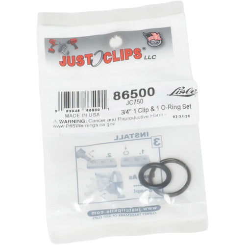 FLW015 - 3/4" Clip & O-Ring Set