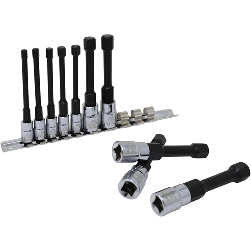 FLW064 - Metric Hex Socket Bit Set with Reduced Shank