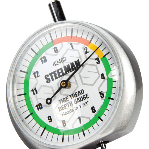 FLW153 - Dial-Type Colour-Coded Tread Depth Gauge