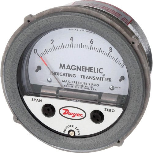 HC862-605 Series Magnehelic® Differential Pressure Gauge & Indicating Transmitter