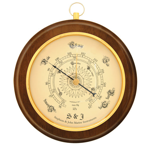 IB837-Decorative 8.5" Round Barometer