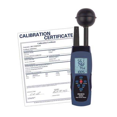 IB909-Wet-Bulb Globe Temperature (WBGT) Heat Stress Meter (includes ISO Certificate)