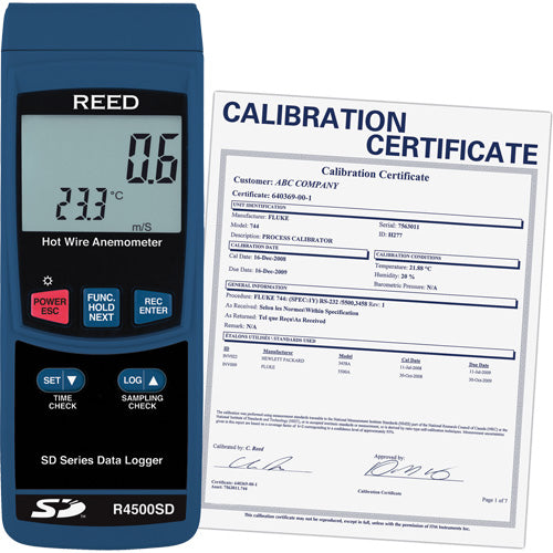 IC985-Data Logging Hot Wire Thermo-Anemometer with ISO Certificate