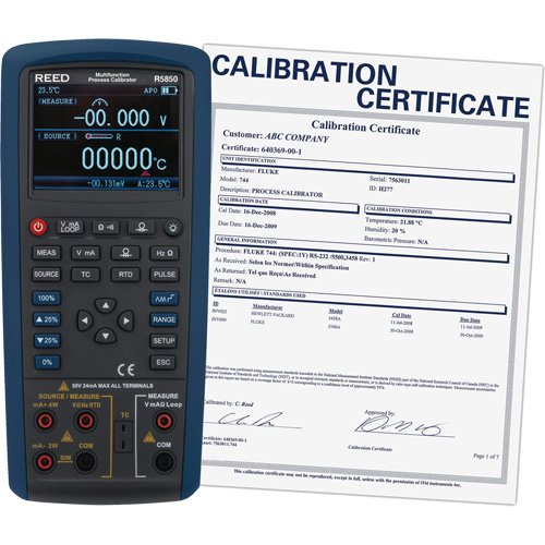 ID092-Multifunction Process Calibrator with ISO Certification
