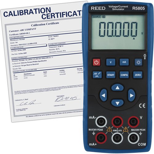 ID529-Voltage/Current Simulator with Traceable Certificate