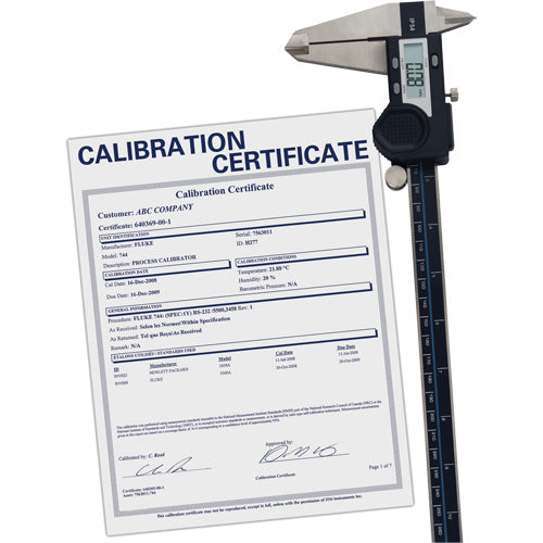 ID532-Digital Caliper with Traceable Certificate