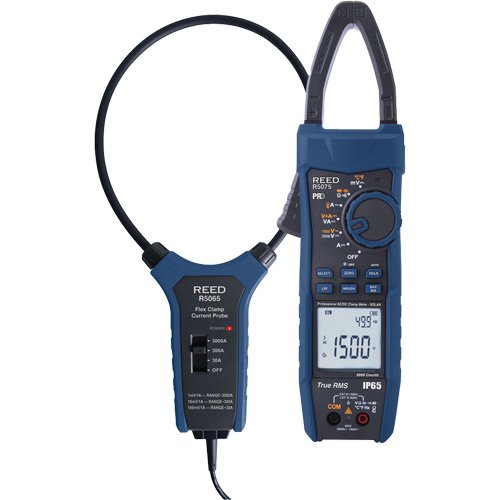 ID651 - Solar Clamp Meter Kit with 18" Flexible Current Probe
