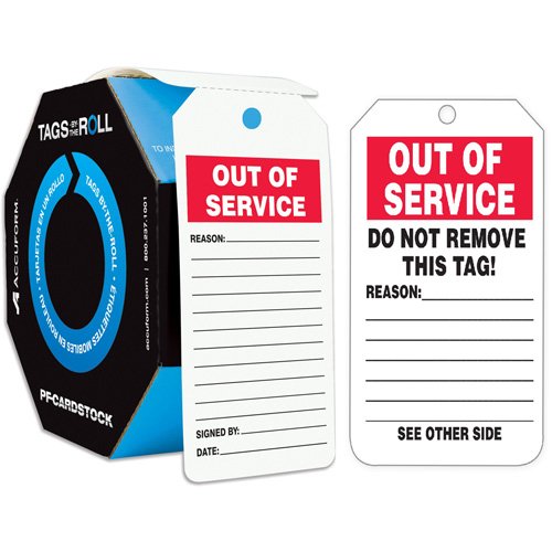 JK481-Safety Tags By-The-Roll