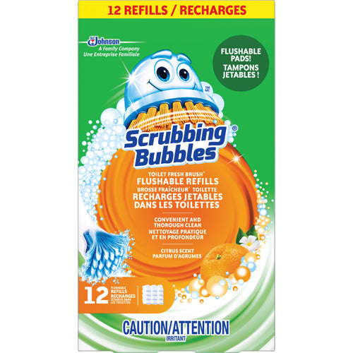 JM296-Scrubbing Bubbles® Fresh Brush® Toilet Brush Flushable Refills