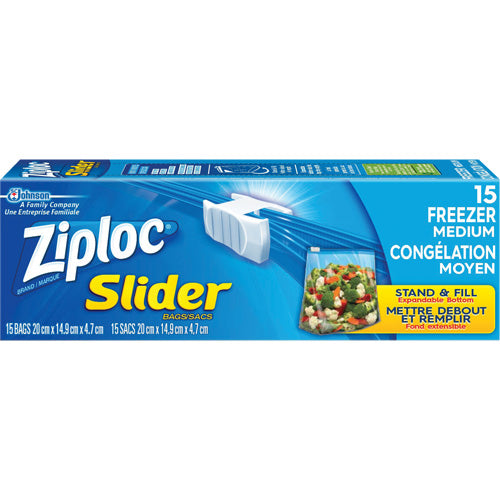 JM418-Ziploc® Slider Freezer Bags