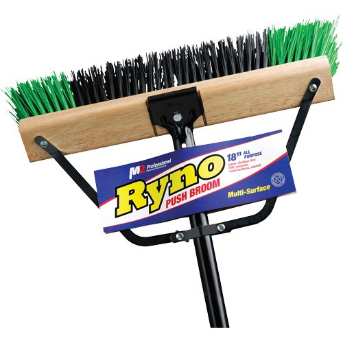 JN064-Ryno Push Broom with Braced Handle