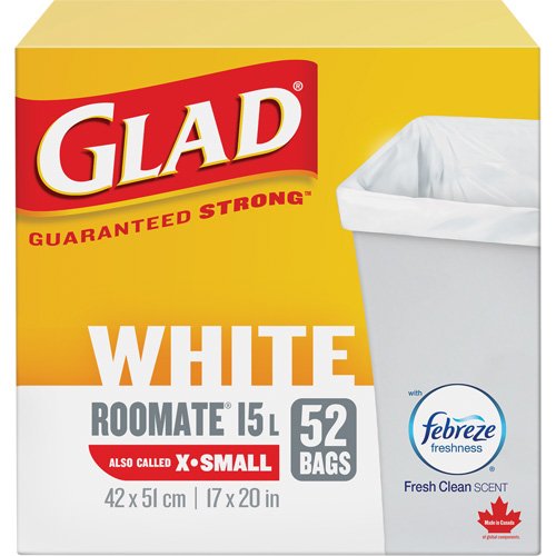 JP292-X-Small 15L Roommate Febreze Garbage Bags