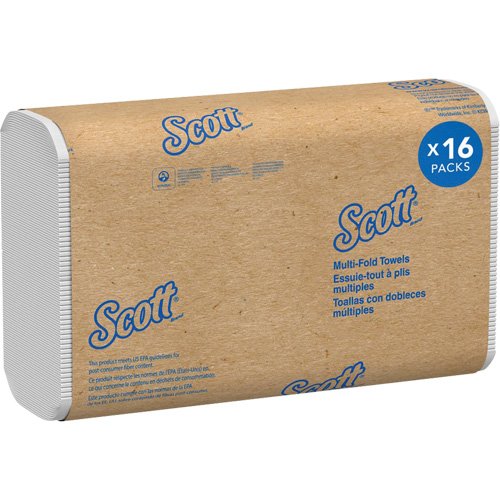 JQ121-Scott® 100% Recycled Fiber Multifold Paper Towels
