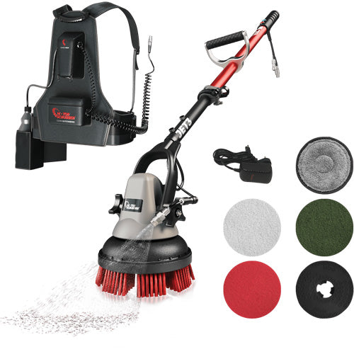 JQ283-Portable Handheld Scrubber MSJET with Backpack