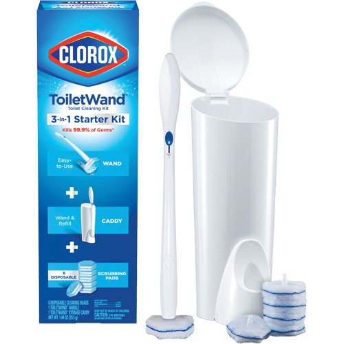 JQ800 - Disinfecting ToiletWand™ Disposable Cleaner 3-in-1 Starter Kit