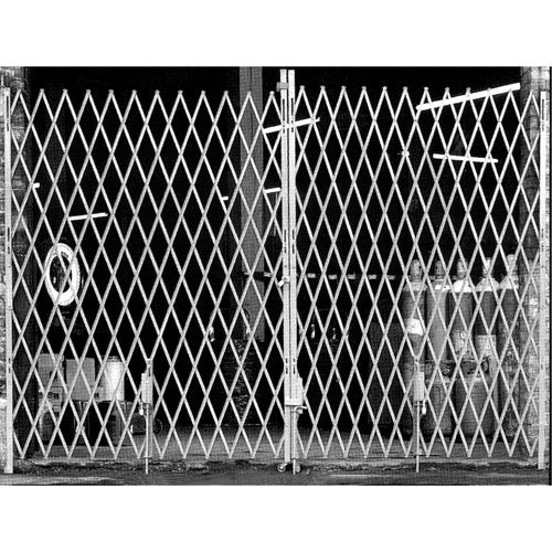 KA017-Galvanized Folding Security Gates