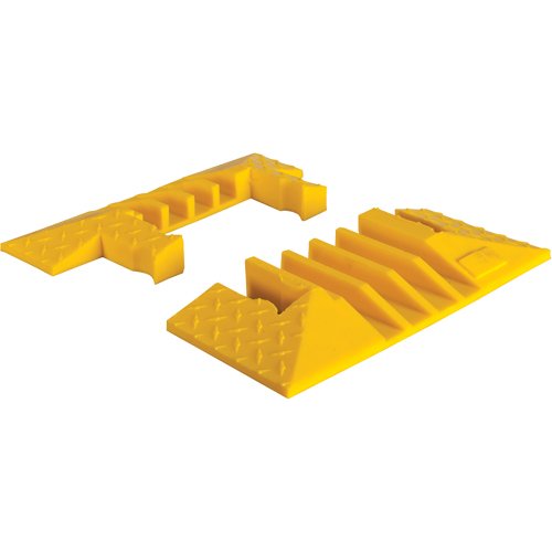 KI192-Yellow Jacket® 4-Channel Heavy Duty Cable Protector - End Caps