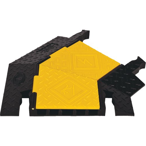 KI213-Yellow Jacket® 5-Channel Heavy Duty Cable Protector - Right Turn