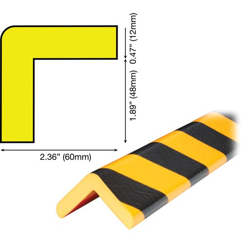 KI360 - H Plus Profile 1M Corner Protection Bumper Guard