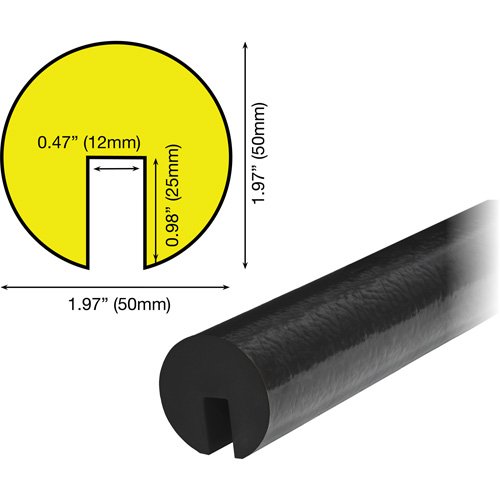 KI371 - B+ Profile 1M Edge Protection Bumper Guard