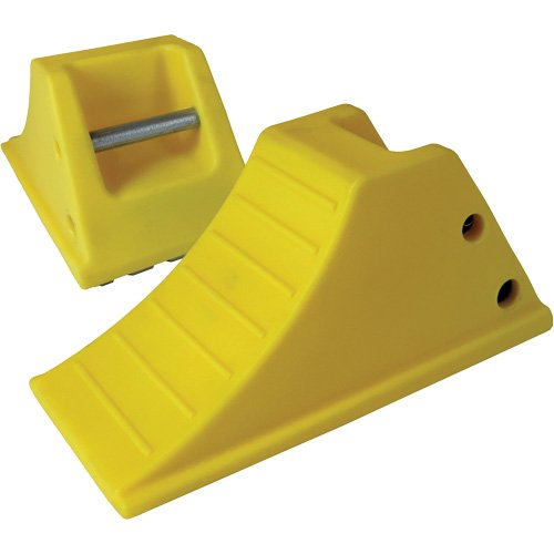 KI397 - 40 Ton Large Equipment Wheel Chock with Grip Pads